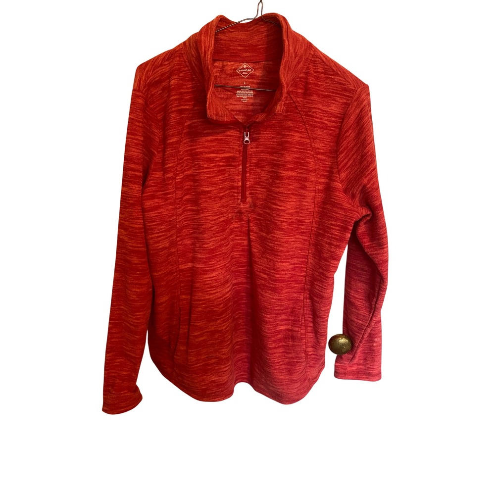 St Johns Bay Sweater Womens Large Quarter Zip Performance Lifestyle Everyday